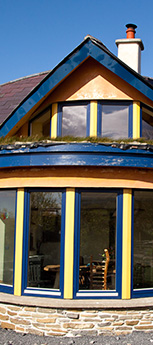 mud and wood house